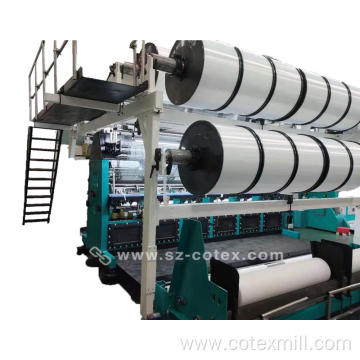 Warp knitting machine for flannel